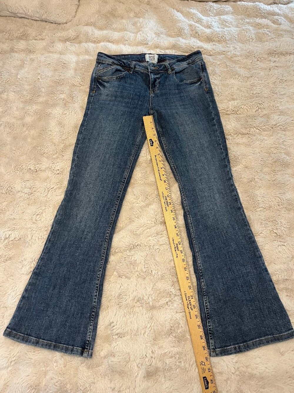 BDG Urban Outfitters Y2K Bootcut Flare Jeans Size 31 Medium Wash